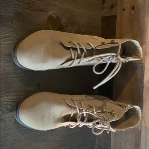 Tan booties